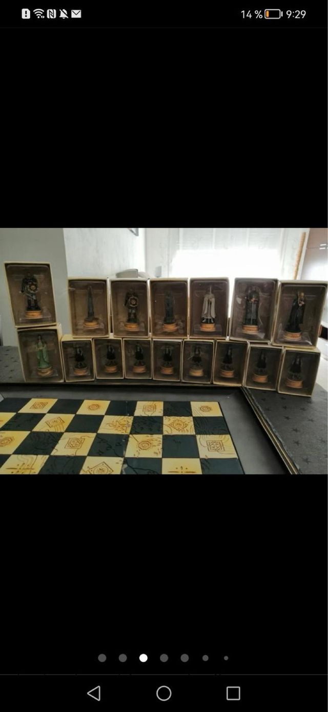 Tablero de ajedrez el señor de los anillos