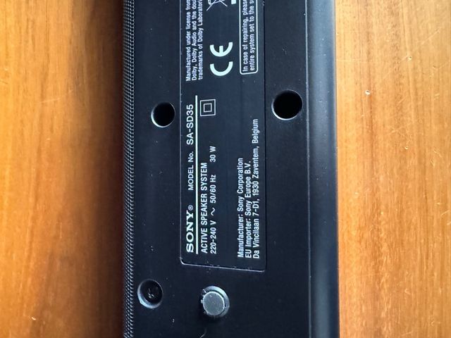 Barra sonido Sony