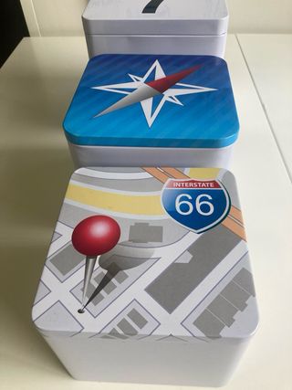 cajas decoradas de metal
