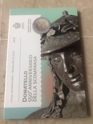 2 euro san marino 2016 donatello