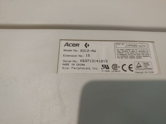 teclado DIM AT Acer retro vintage 