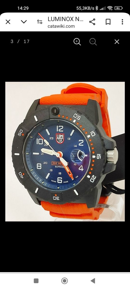 Luminox Navy Seal XS.3603 in carbonio