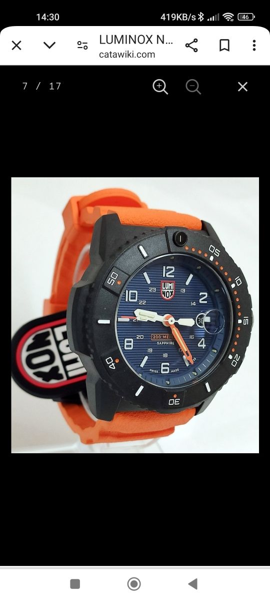 Luminox Navy Seal XS.3603 in carbonio