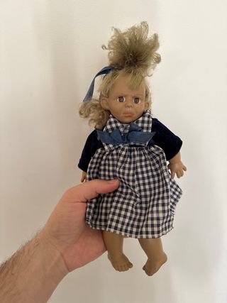 Bambola vintage in ceramica collezione 