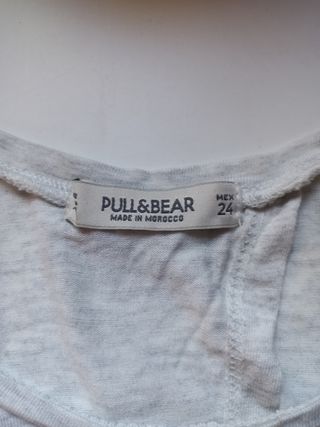 Camiseta de chica tirantes. Pull&Bear