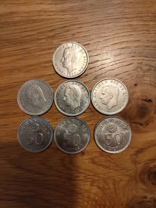 Monedas de 50ptas. de 1982