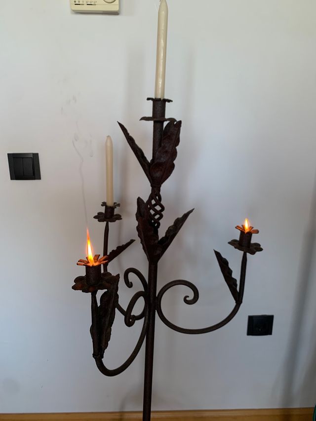 Candelabro de forja