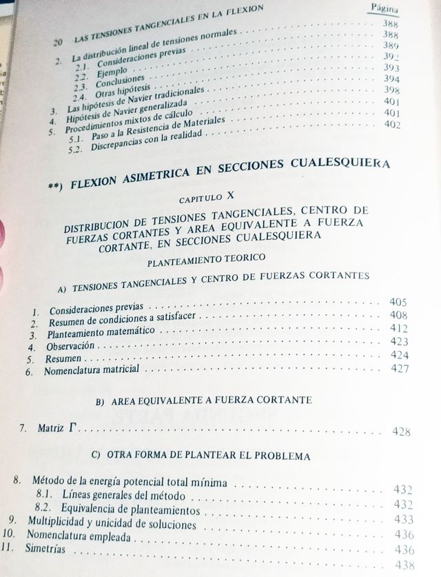 LAS TENSIONES TANGENCIALES EN LA FLEXIÓN.