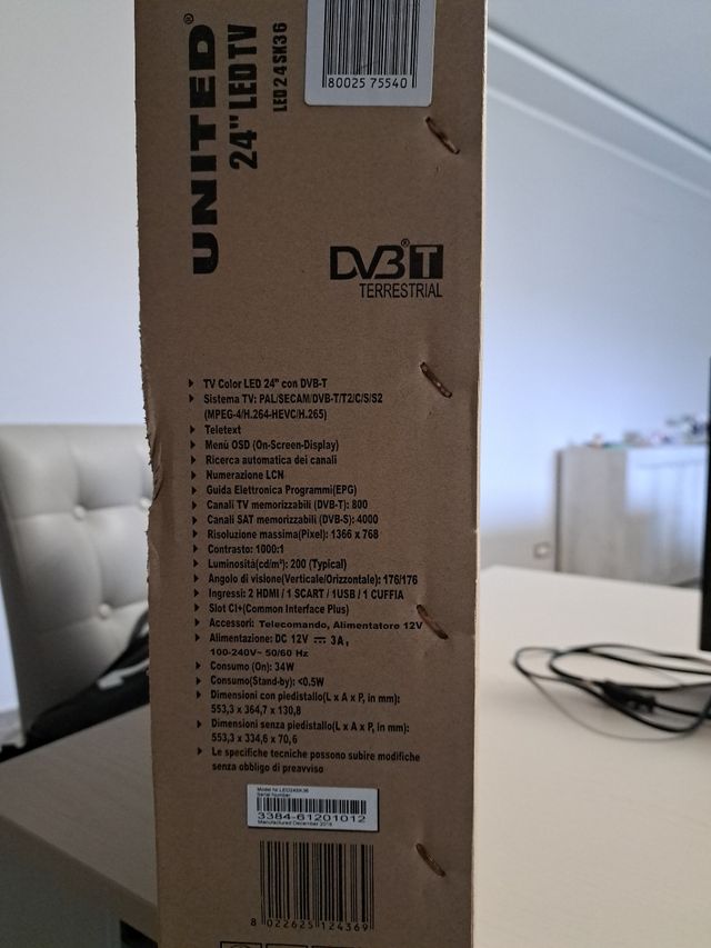 Tv LED 24 pollici UNITED