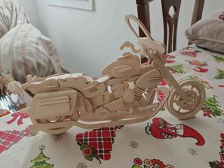 Costruzione Puzzle 3D in Legno Moto