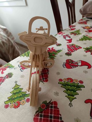 Costruzione Puzzle 3D in Legno Moto