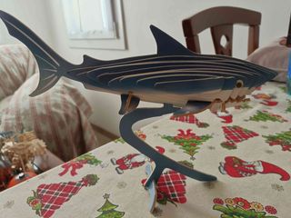 Costruzione Puzzle 3D in Legno Squalo