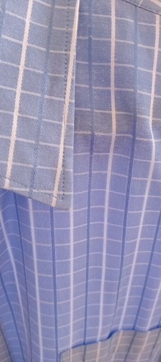 Camisa azul claro a cuadros 🩵