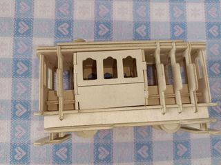 Costruzione Puzzle 3D in Legno TRAM