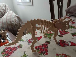 Costruzione Puzzle 3D in Legno Triceratopo