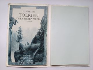 Mapa de Tolkien de la Tierra Media ed. Minotauro