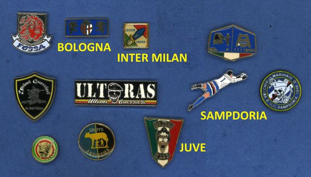 PIN FUTBOL SPILLA ULTRAS FOOTBALL ITALIA SPILLE