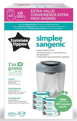 Tommee Tippee SANGENIC contenedor +6 casetes NUEVO