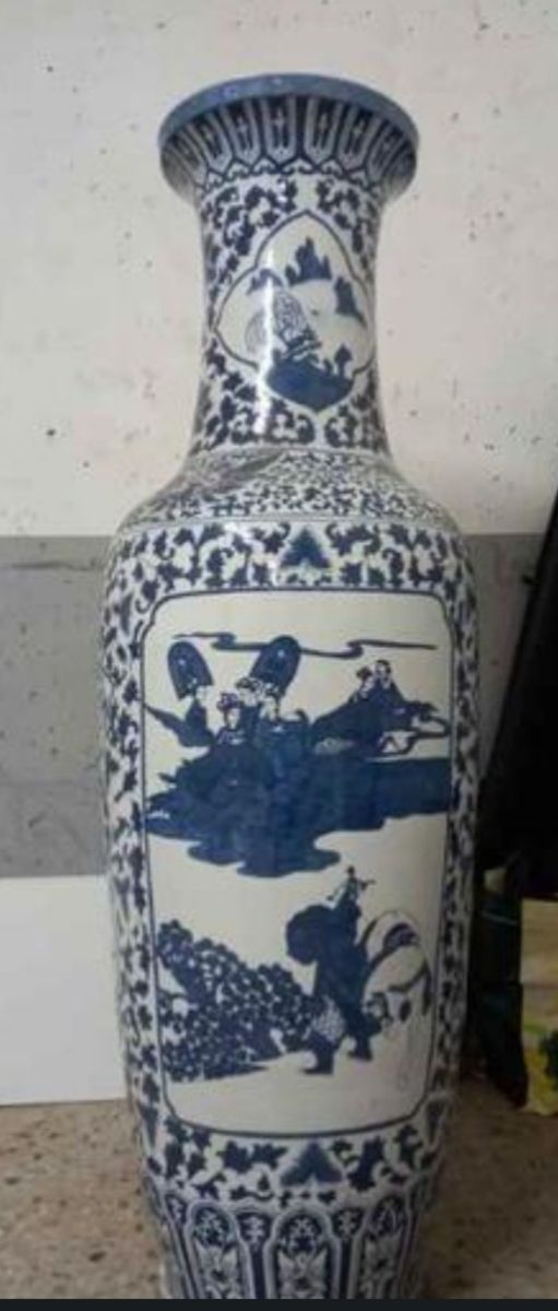 Jarrón de cerámica China.