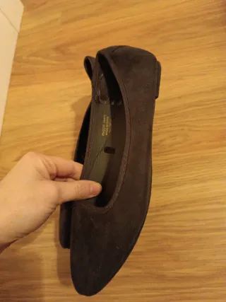 Bailarinas planas plateadas y negras