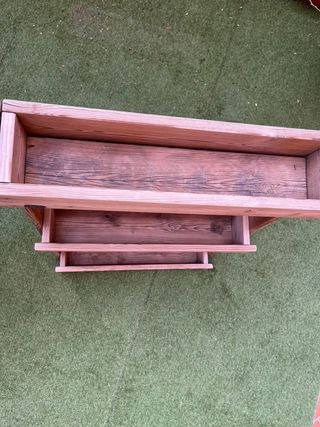 Jardinera vertical madera macetero