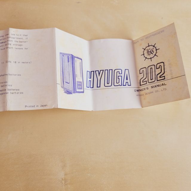 Il flash vintage funziona con istruzioni e scatola