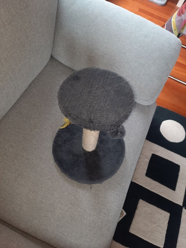 Rascador para gatos pequeño.