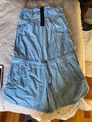 Enterizo mono pantalón corto buzo