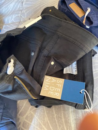 Pantalones azules y negros talla S /M sin estrenar