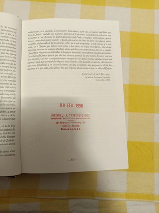 Libro Don Quijote de la Mancha