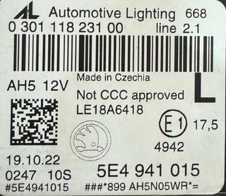 FARO LED SKODA OCTAVIA 4 DELANTERO IZQUIERDA