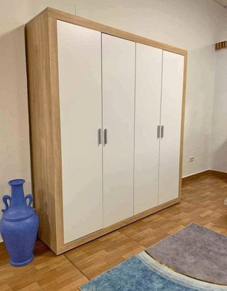 DORMITORIO COMPLETO MATRIMONIAL - CANAPE, ARMARIO.
