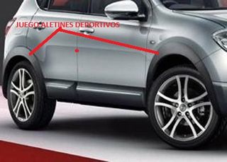 JUEGO ALETINES DEPORTIVOS QASHQAI J10 2006