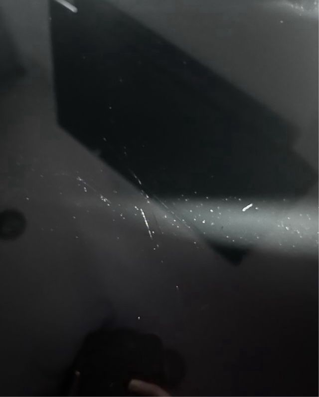 Mesa café cristal negro