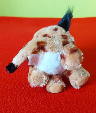 PELUCHE TY Buckwheat Gato lince AÑO 2016