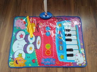 Micrófono y alfombra musical Peppa pig