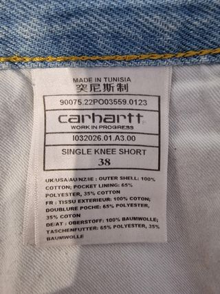 Short carhartt single knee Talla 48