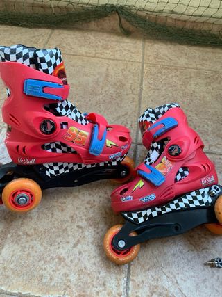 Patines niñ@ rayo mcqueen