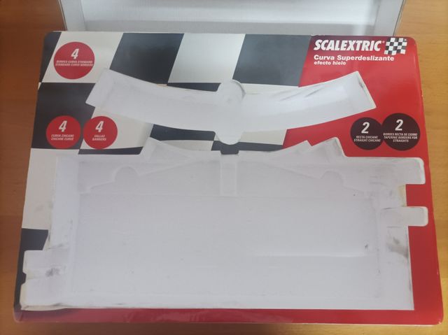 Scalextric Curva super deslizante hielo