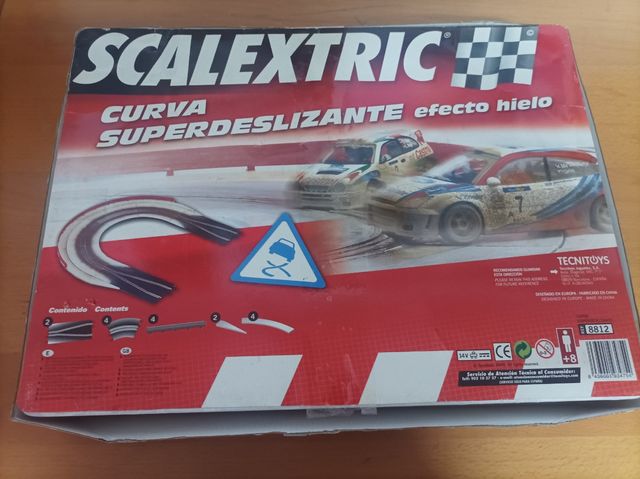 Scalextric Curva super deslizante hielo