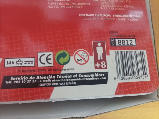 Scalextric Curva super deslizante hielo