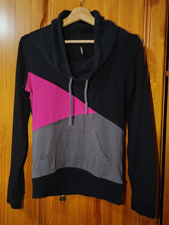Sudadera New Yorker cuello amplio, Mujer, Talla S