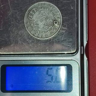 Plata.4 Reales Isabel II 1848 M CL