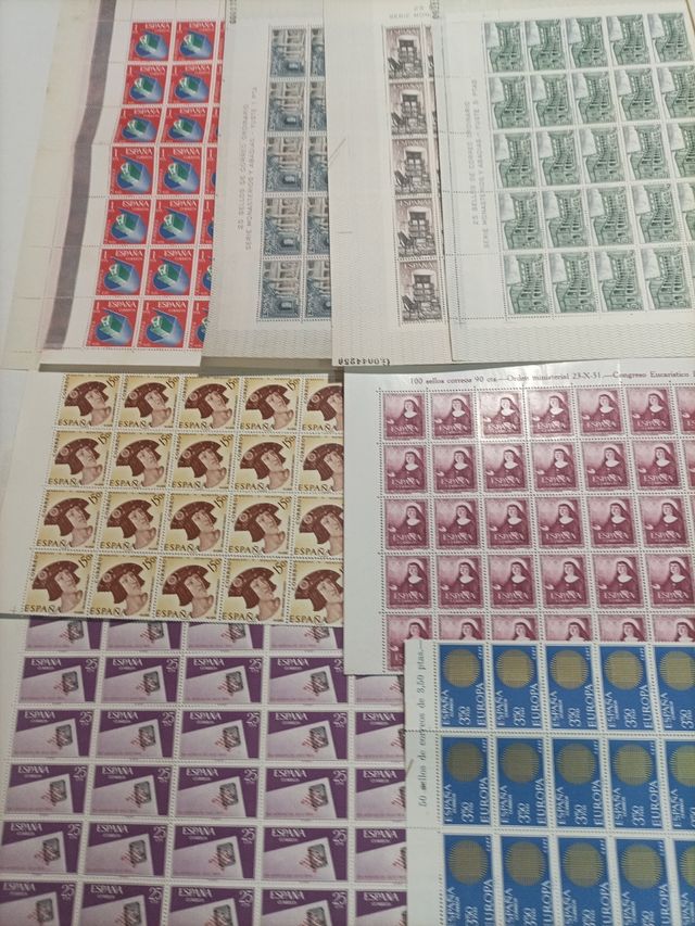 Pliegos sellos España