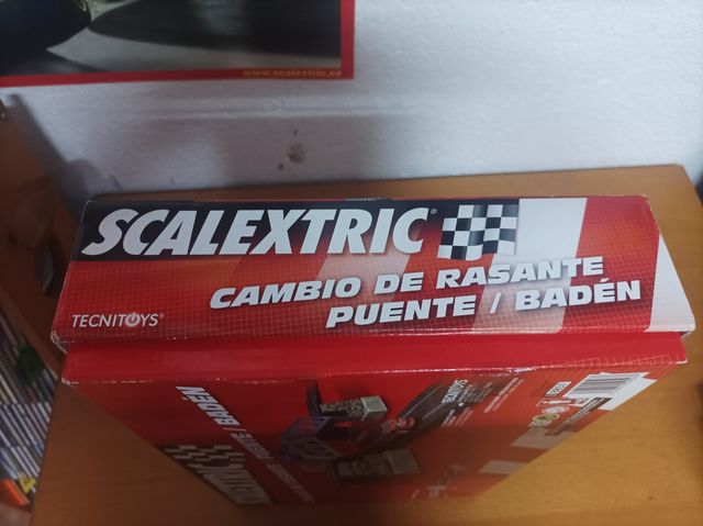 Scalextric cambio rasante puente baden