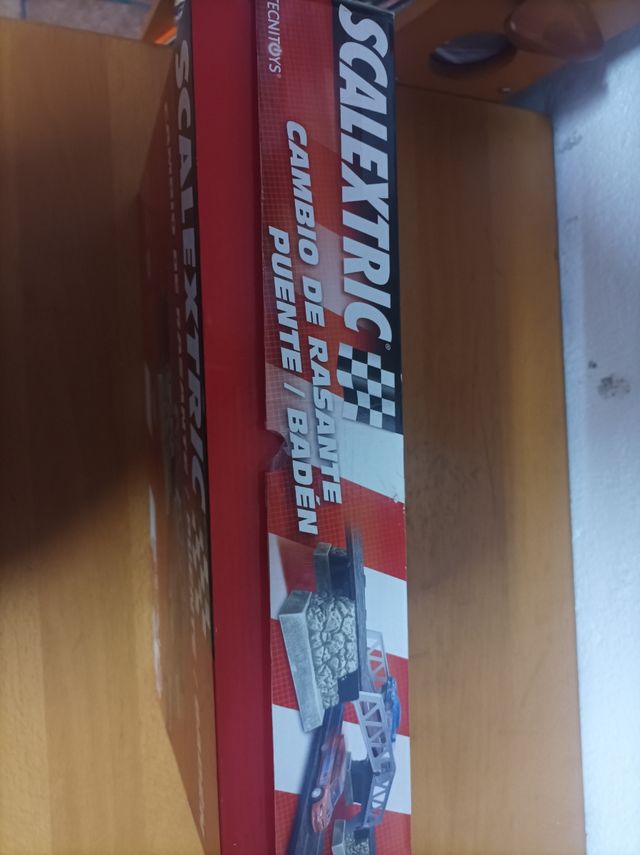 Scalextric cambio rasante puente baden