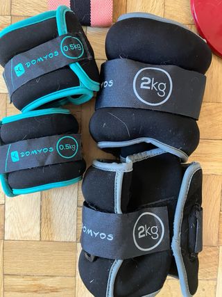Mancuernas pesas gomas bandas