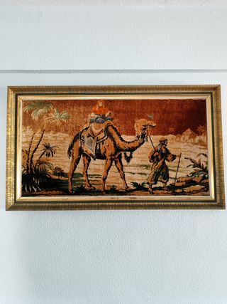 Cuadro tapiz. Medidas: 1,05m x 61cm
