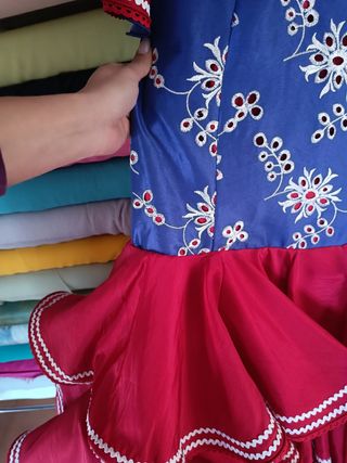Traje de flamenca xs