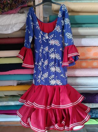 Traje de flamenca xs